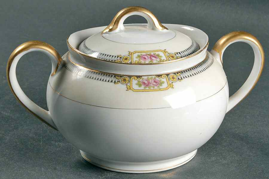 Leroy Sugar Bowl & Lid by Noritake-1