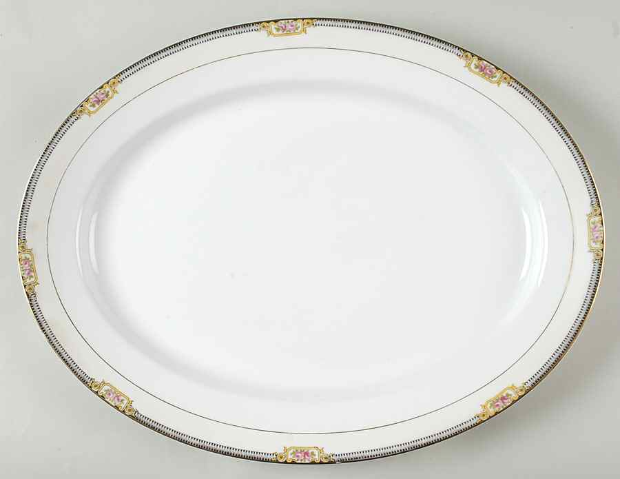 Leroy 16" Oval Serving Platter by Noritake-1