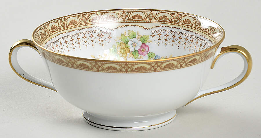 Leslie Footed Cream Soup Bowl by Noritake-1