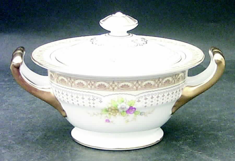 Leslie Sugar Bowl & Lid by Noritake-1