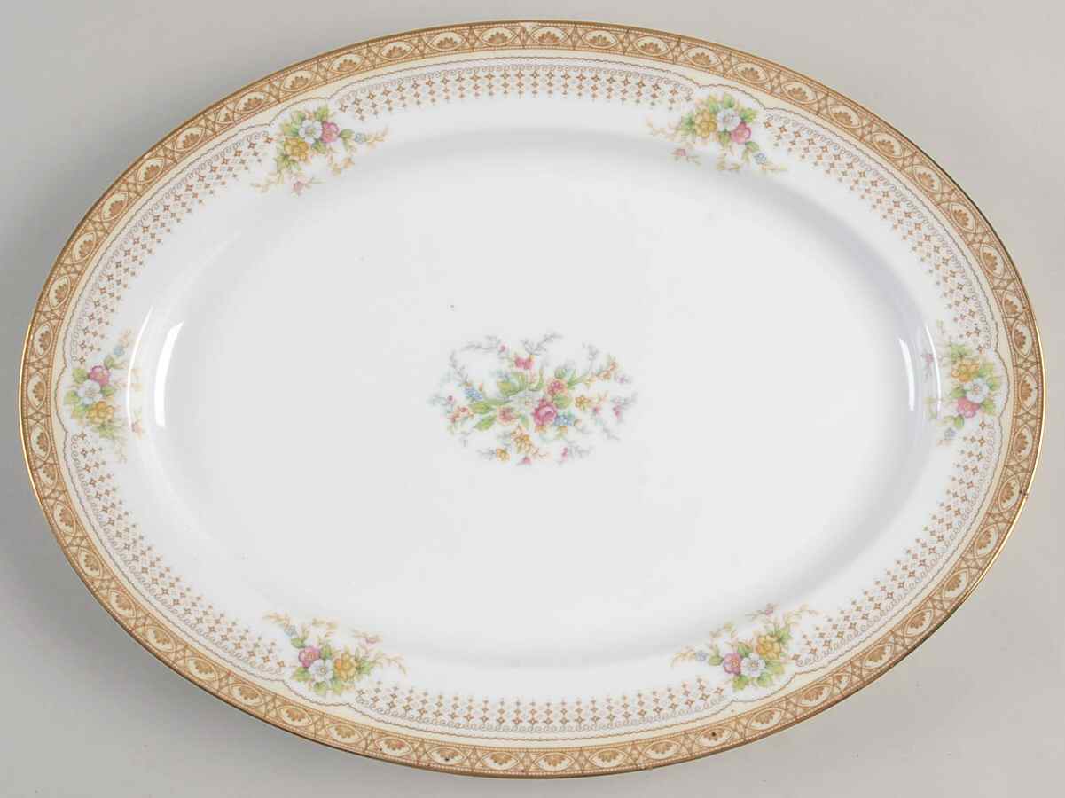 Leslie 13" Oval Serving Platter by Noritake-1