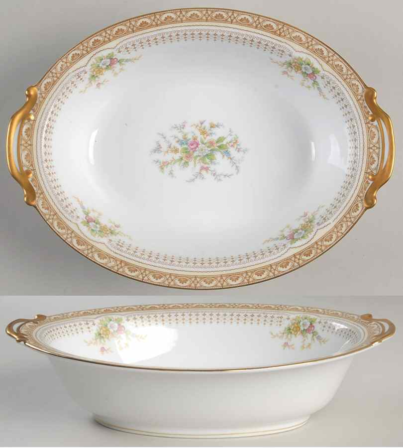 Leslie 10" Oval Vegetable Bowl by Noritake-1