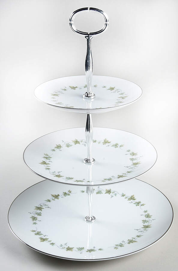 Lexington 13 7/8"-14 1/4" 3-Tiered Serving Tray(DP,SP,BB) HC by Noritake-1
