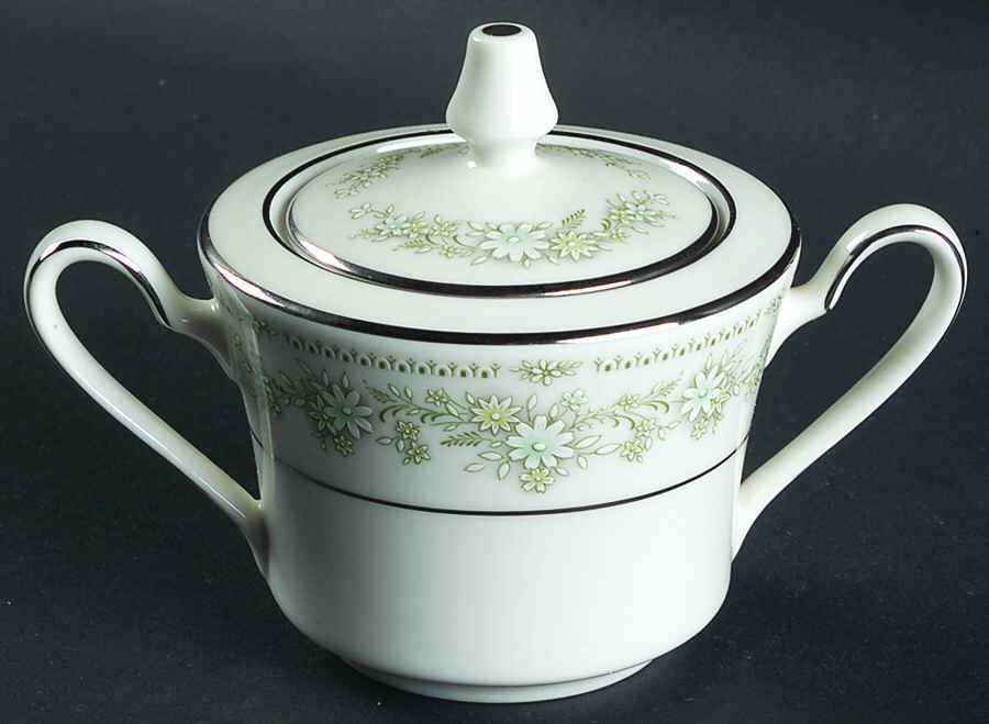 Lexine Sugar Bowl & Lid by Noritake-1