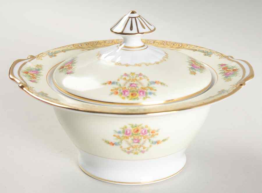 Libeau Sugar Bowl & Lid by Noritake-1