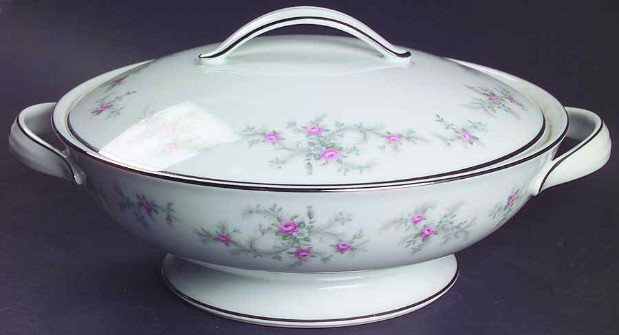 Lila Round Covered Vegetable by Noritake-1