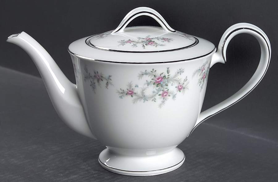 Lila Teapot & Lid by Noritake-1