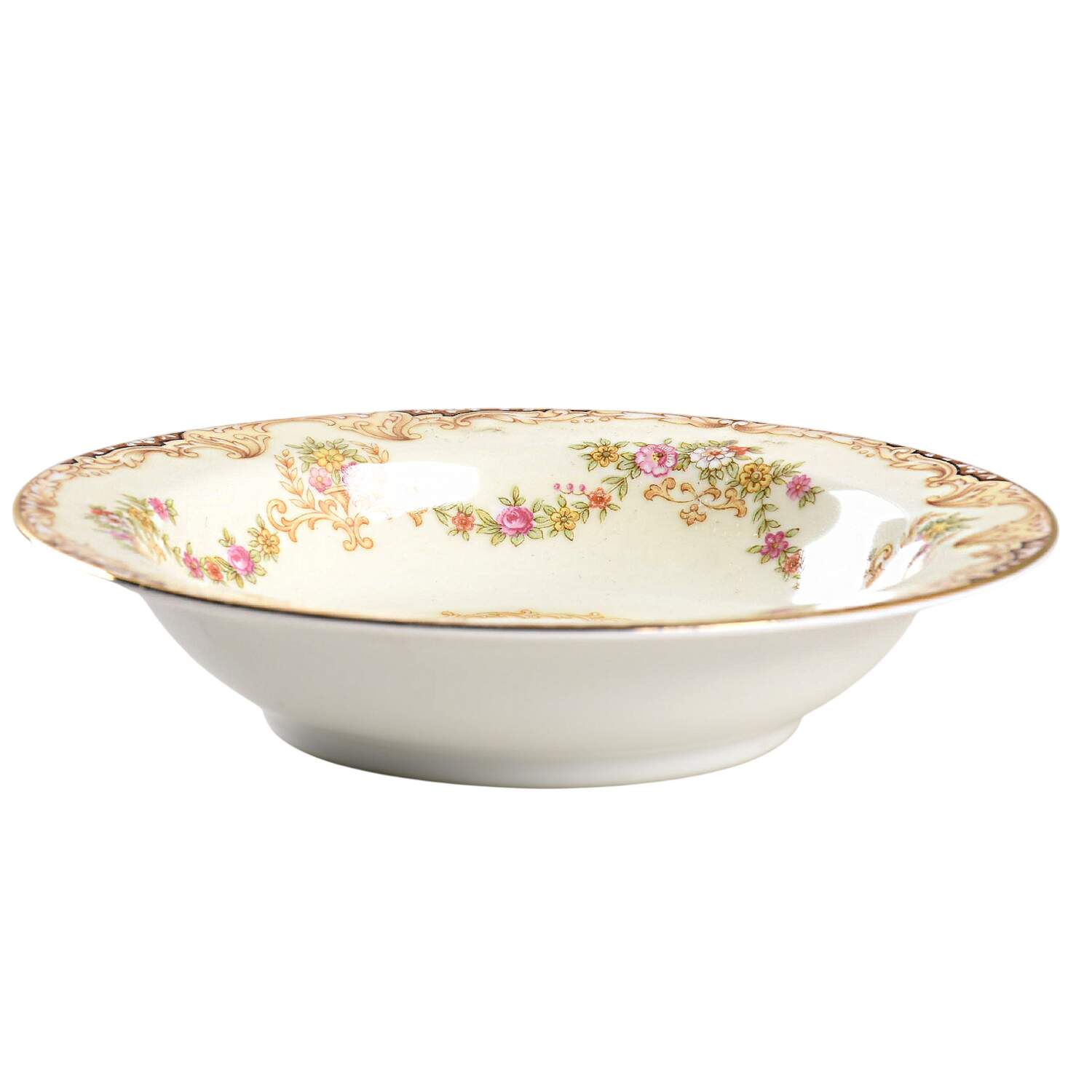 Lilac Rim Fruit/Dessert (Sauce) Bowl by Noritake-1