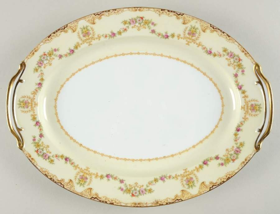 Lilac 13" Oval Serving Platter by Noritake-1