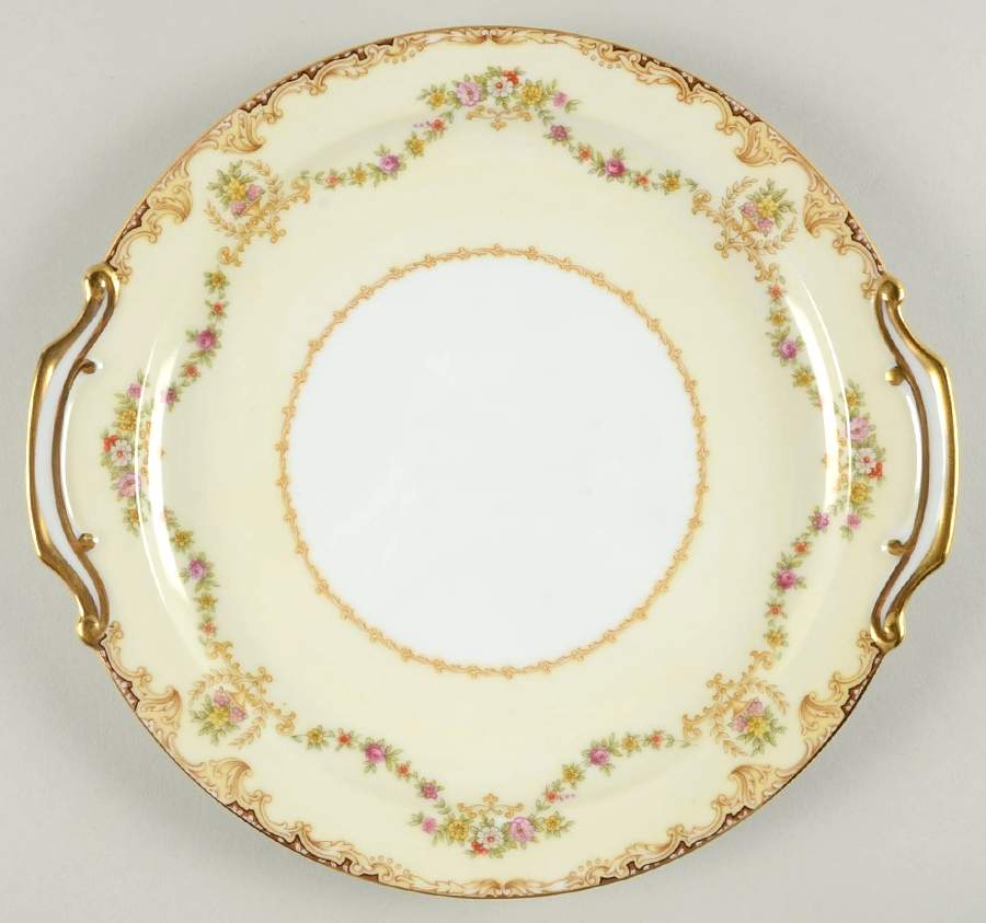 Lilac Handled Cake Plate by Noritake-1