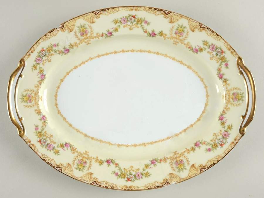 Lilac 11" Oval Serving Platter by Noritake-1