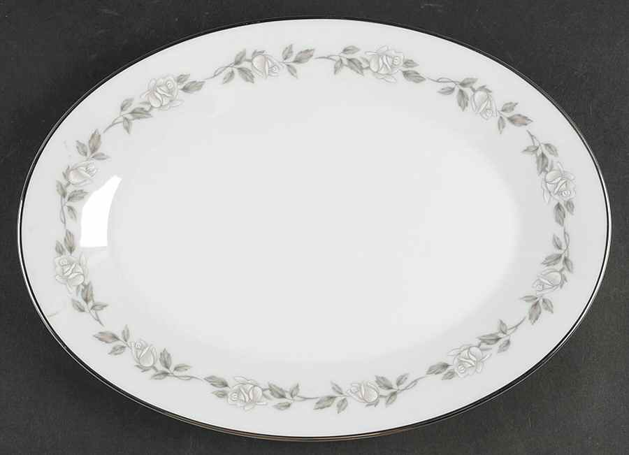 Lillian 12" Oval Serving Platter by Noritake-1
