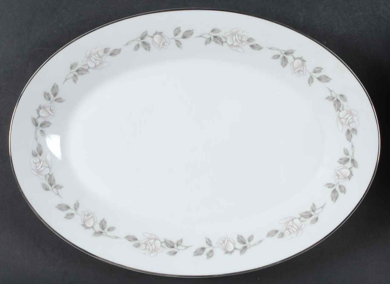 Lillian 14" Oval Serving Platter by Noritake-1