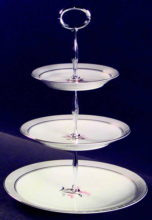 Lilybell 13 7/8"-14 1/4" 3-Tiered Serving Tray(DP,SP,BB) HC by Noritake-1