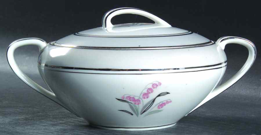 Lilybell Sugar Bowl & Lid by Noritake-1