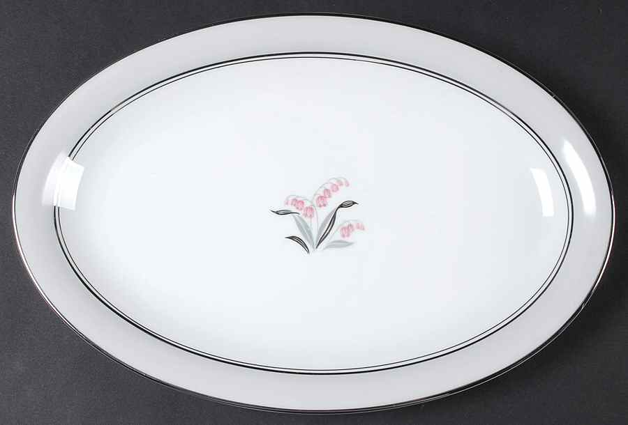 Lilybell 12" Oval Serving Platter by Noritake-1
