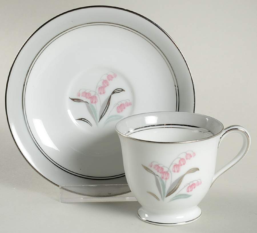 Lilybell Footed Demitasse Cup & Saucer Set by Noritake-1