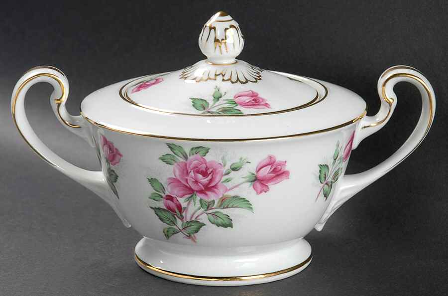Linda Sugar Bowl & Lid by Noritake-1