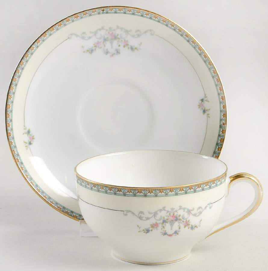 Lincoln Oversized Cup & Saucer Set by Noritake-1