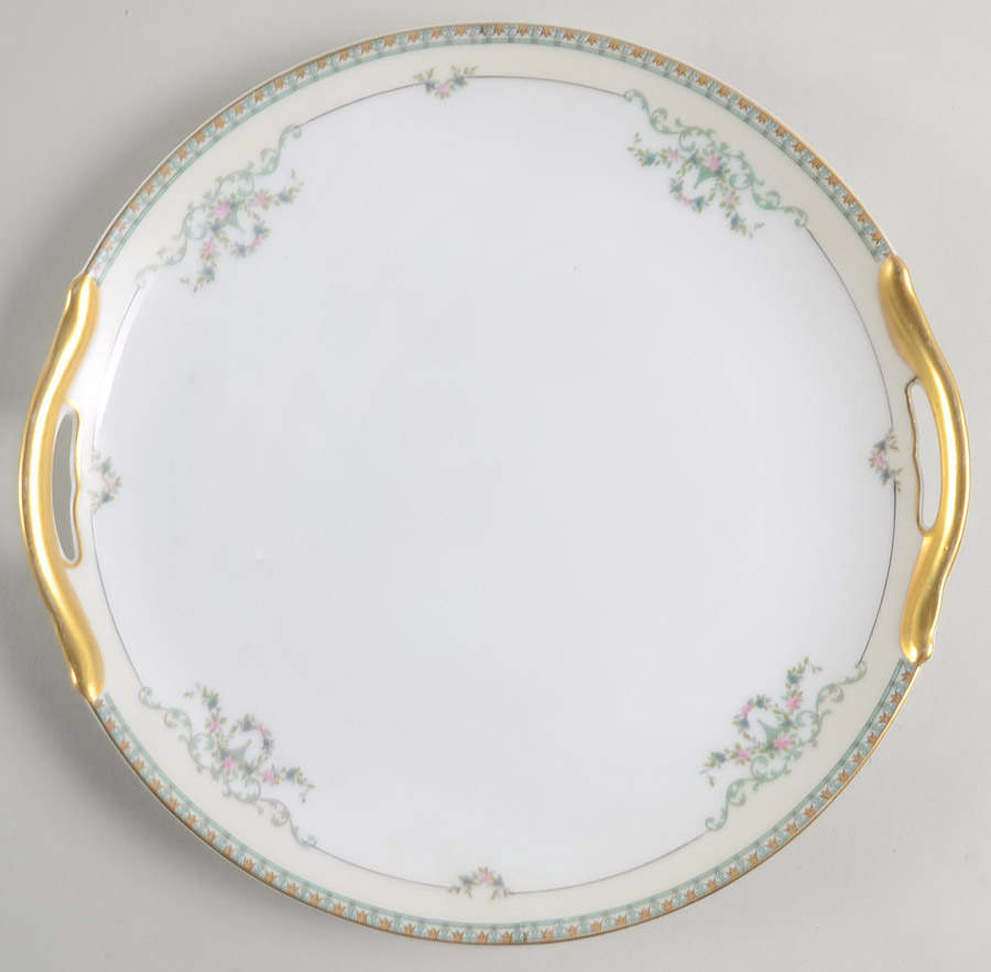 Lincoln Handled Cake Plate by Noritake-1
