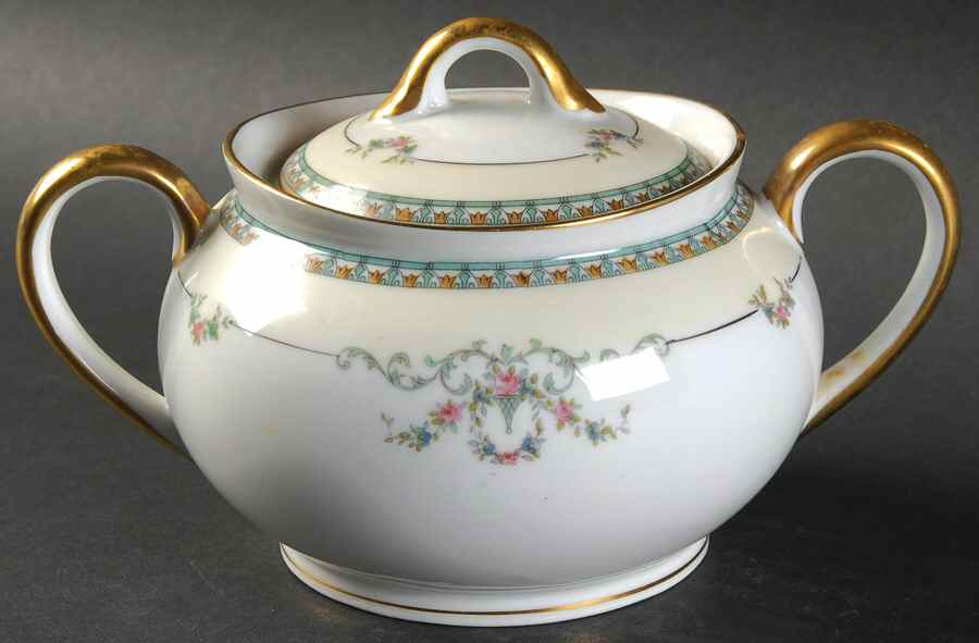 Lincoln Sugar Bowl & Lid by Noritake-1