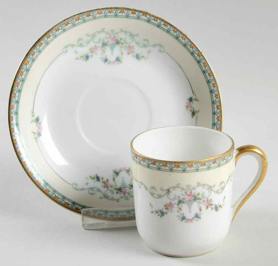 Lincoln Flat Demitasse Cup & Saucer Set by Noritake-1