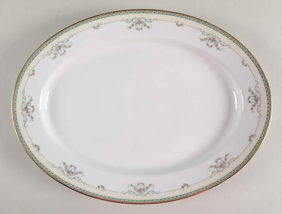 Lincoln 16" Oval Serving Platter by Noritake-1