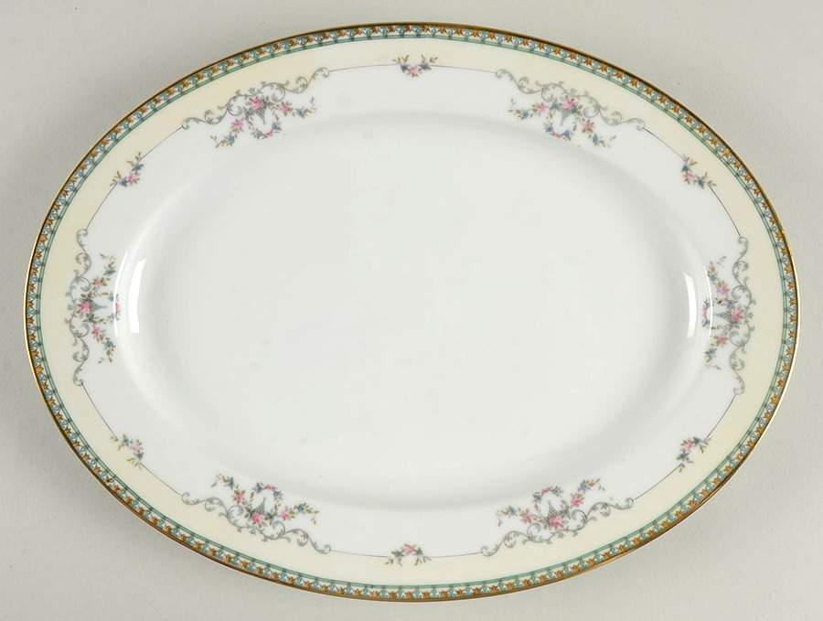 Lincoln 11" Oval Serving Platter by Noritake-1