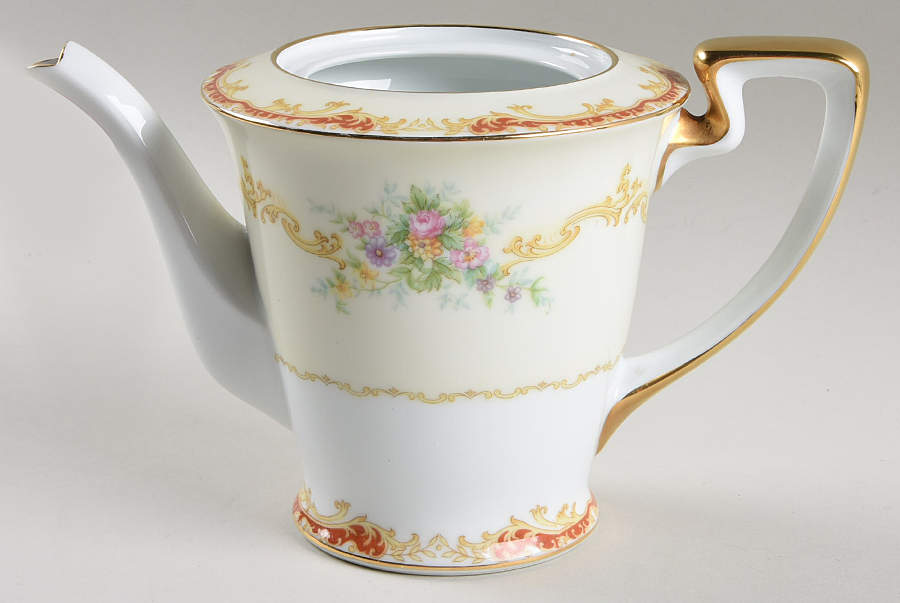 Linden Teapot No Lid by Noritake-1