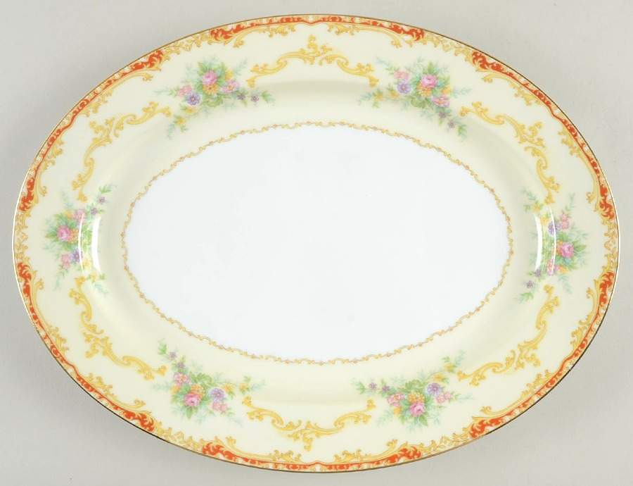Linden 13" Oval Serving Platter by Noritake-1