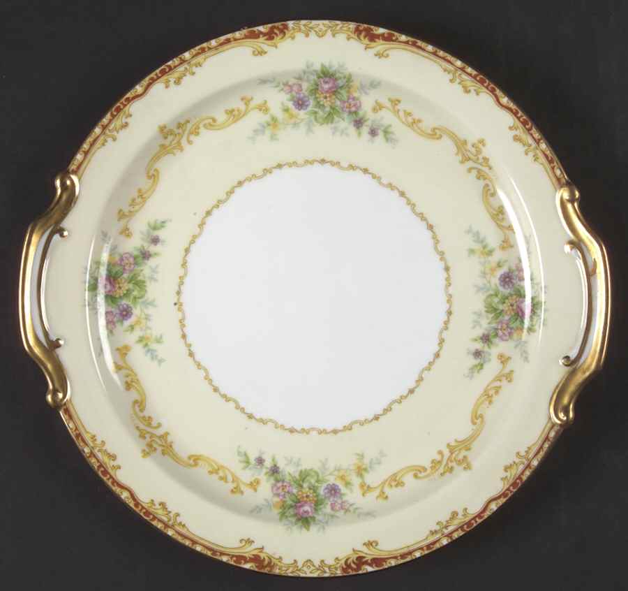 Linden Handled Cake Plate by Noritake-1