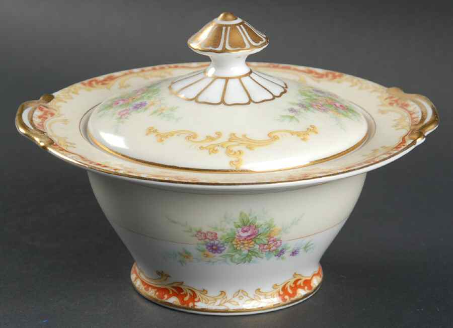 Linden Sugar Bowl & Lid by Noritake-1