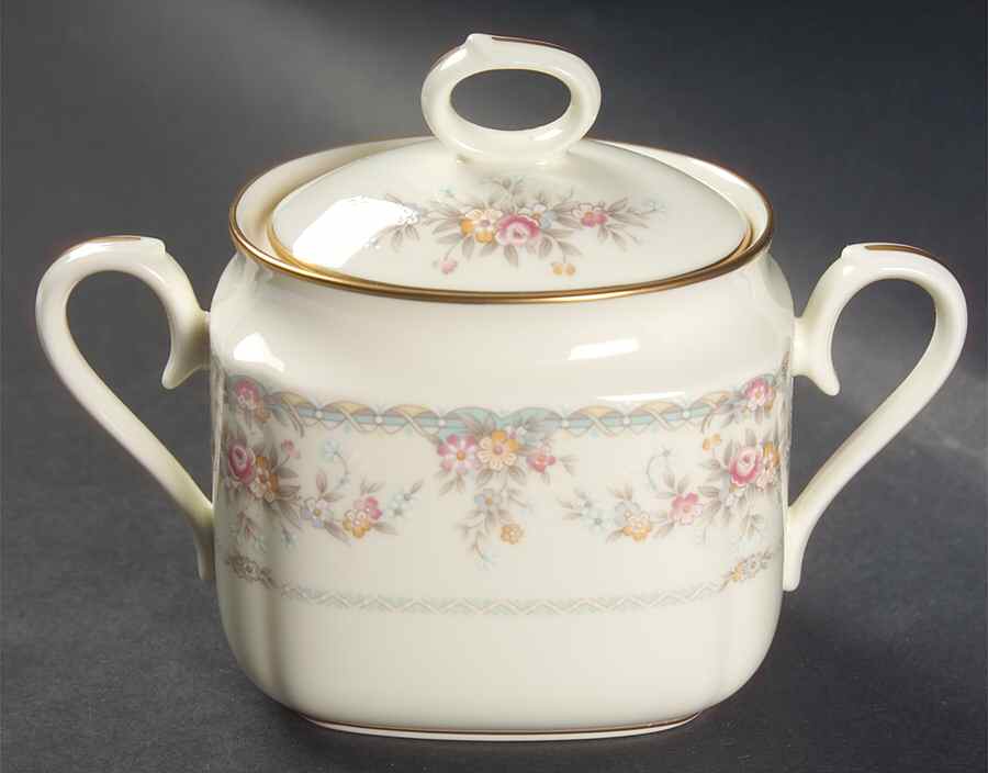 Linda Sugar Bowl & Lid by Noritake-1
