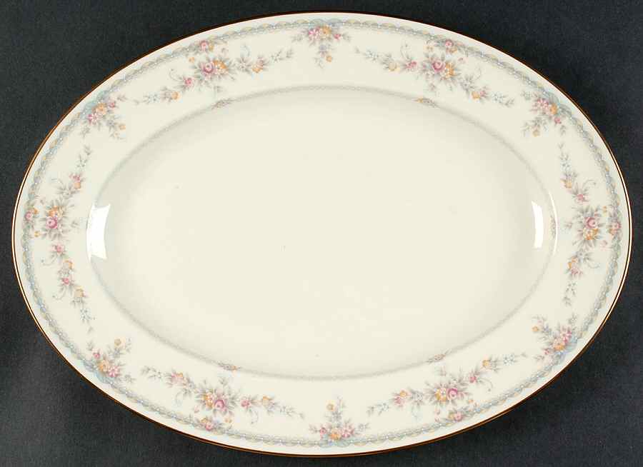 Linda 14" Oval Serving Platter by Noritake-1