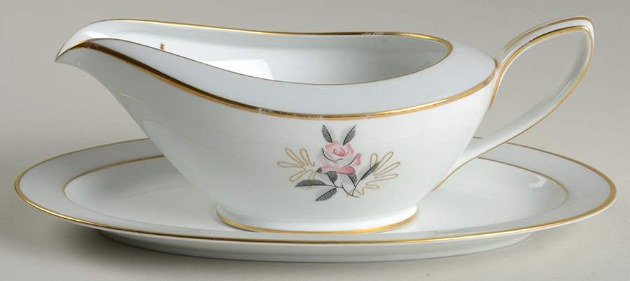 Lindley Gravy Boat & Underplate by Noritake-1