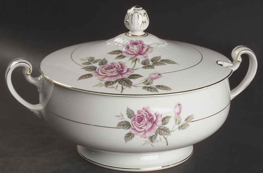 Lindrose Tureen &  Lid by Noritake-1