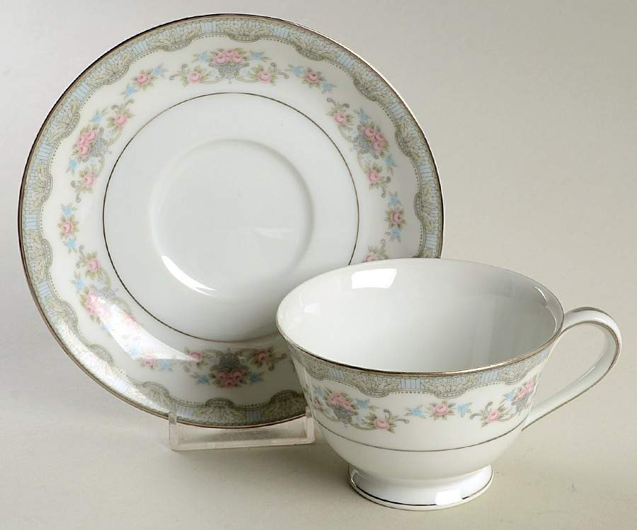 Lindsay Footed Cup & Saucer Set by Noritake-1