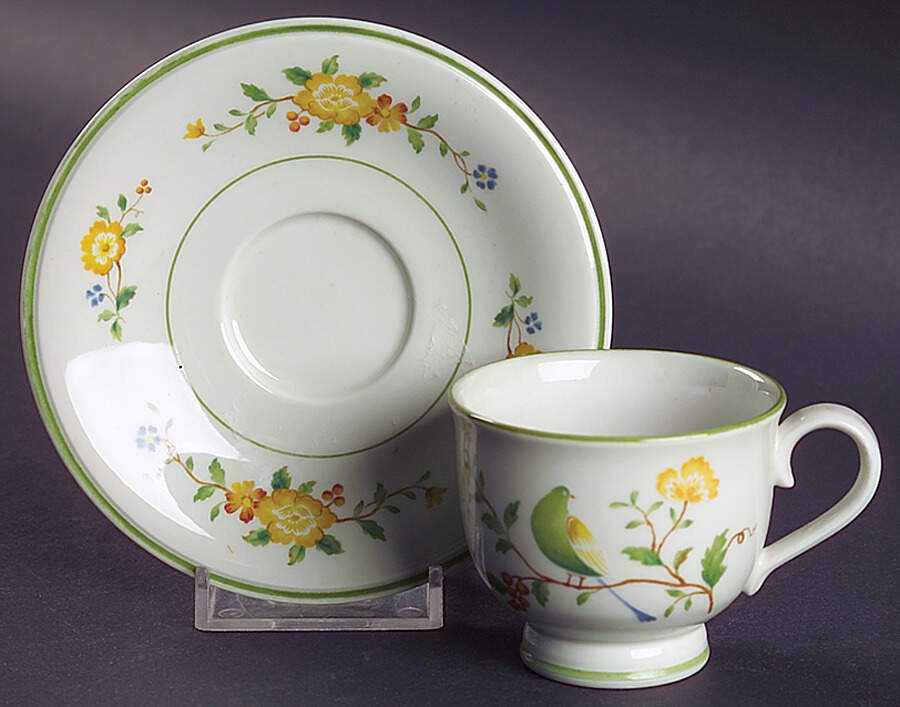 Lineage Footed Demitasse Cup & Saucer Set by Noritake-1