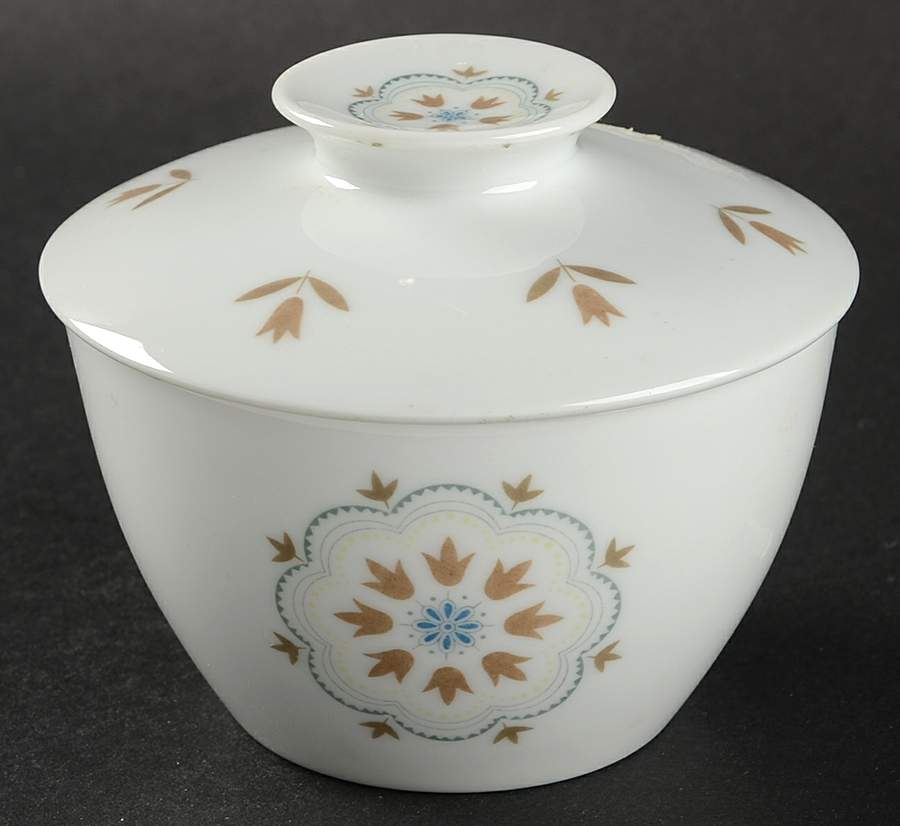Linfield Sugar Bowl & Lid by Noritake-1