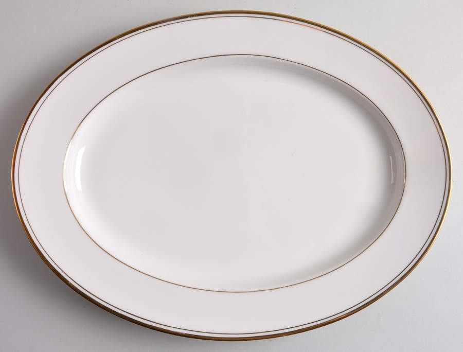 Linton 13" Oval Serving Platter by Noritake-1
