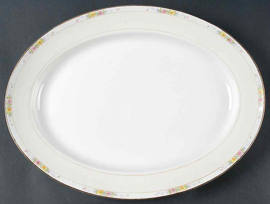 The Linwood 16" Oval Serving Platter by Noritake-1
