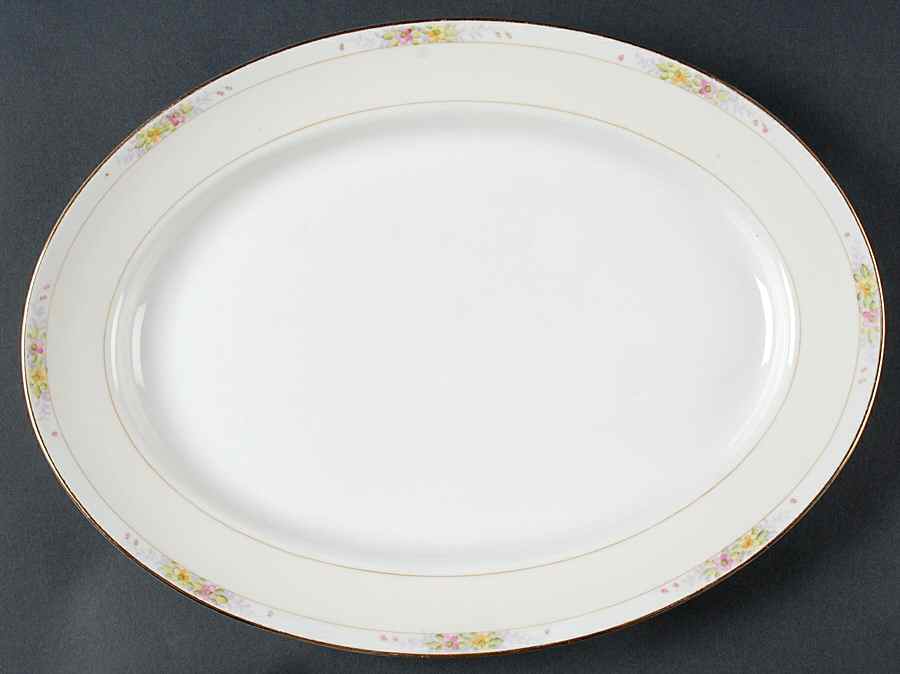The Linwood 14" Oval Serving Platter by Noritake-1