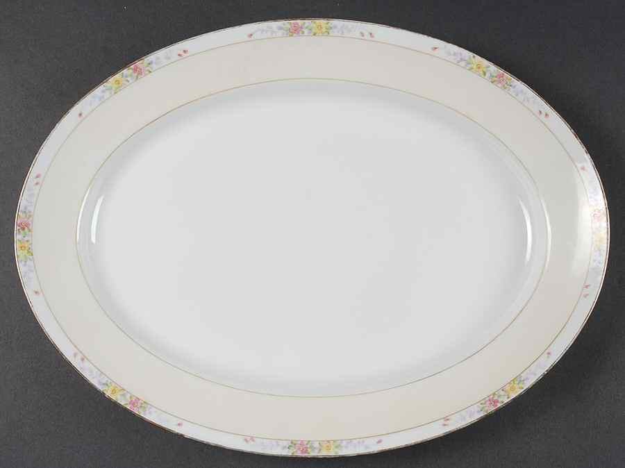 The Linwood 13" Oval Serving Platter by Noritake-1