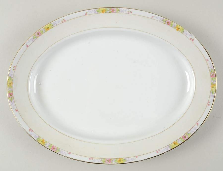 The Linwood 11" Oval Serving Platter by Noritake-1