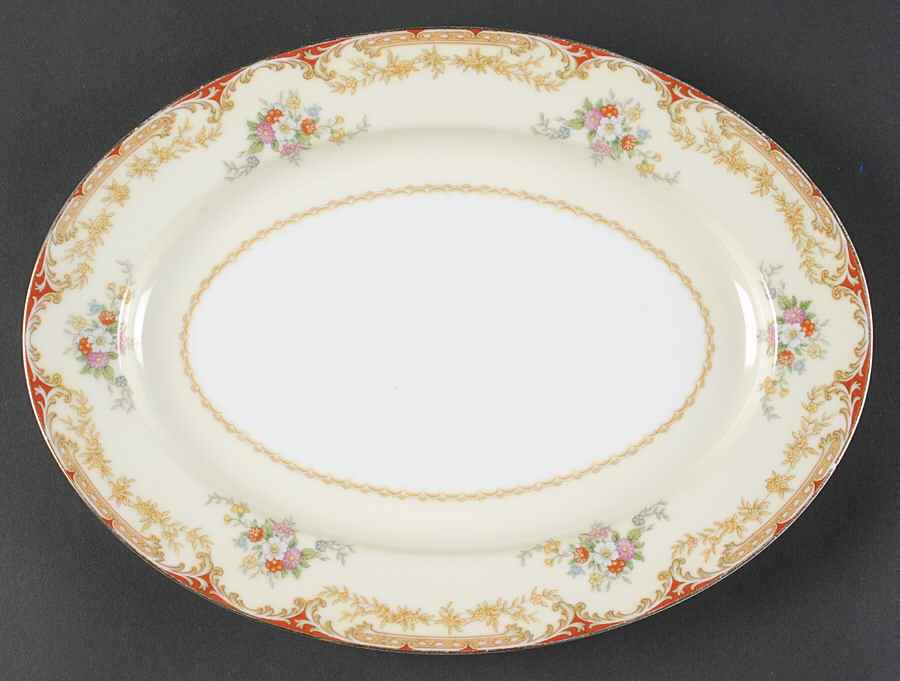 Lismore 11" Oval Serving Platter by Noritake-1