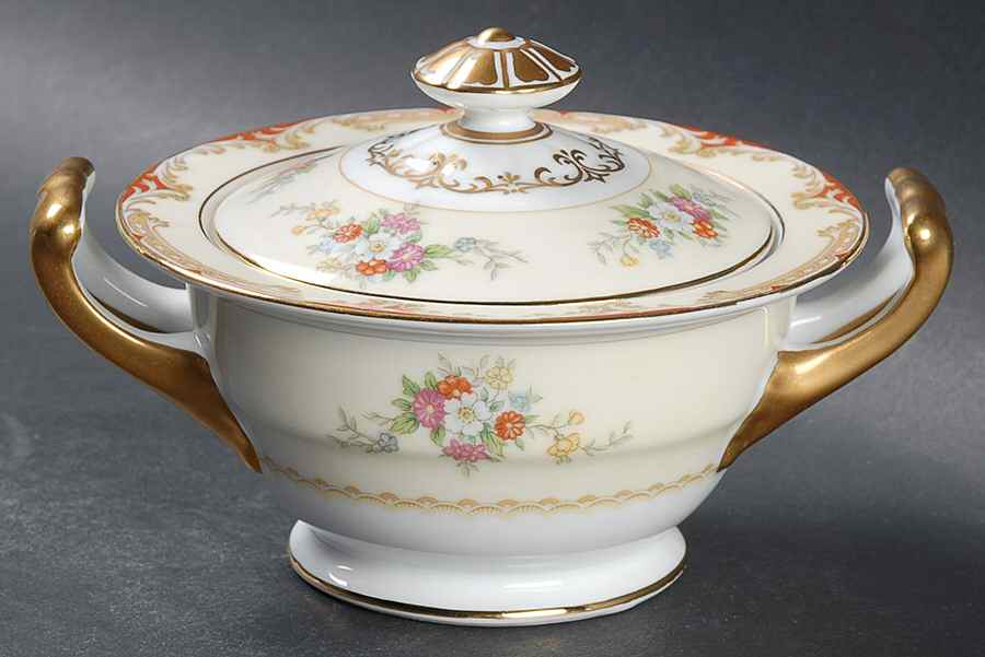 Lismore Sugar Bowl & Lid by Noritake-1