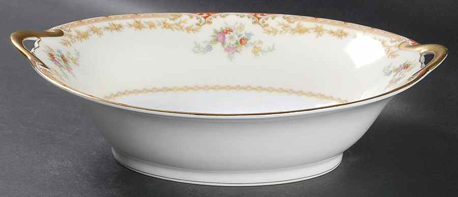 Lismore 10" Oval Vegetable Bowl by Noritake-1