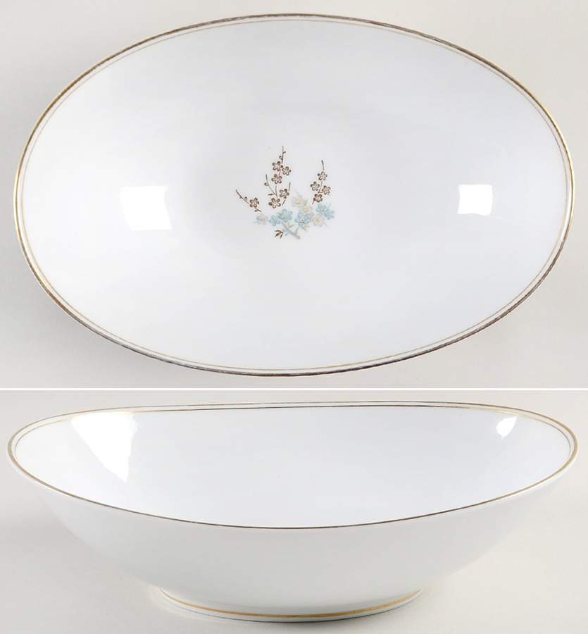 Lisette 10" Oval Vegetable Bowl by Noritake-1