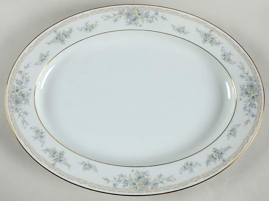 Lisle 16" Oval Serving Platter by Noritake-1