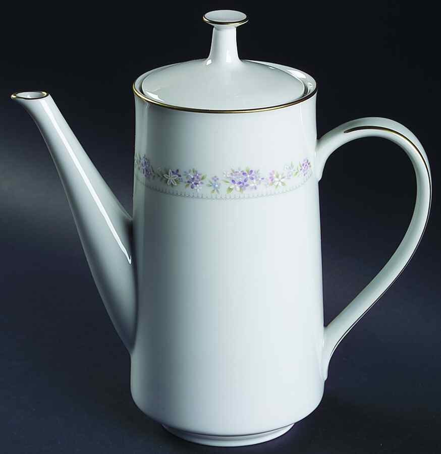 Lilac Time Coffee Pot & Lid by Noritake-1